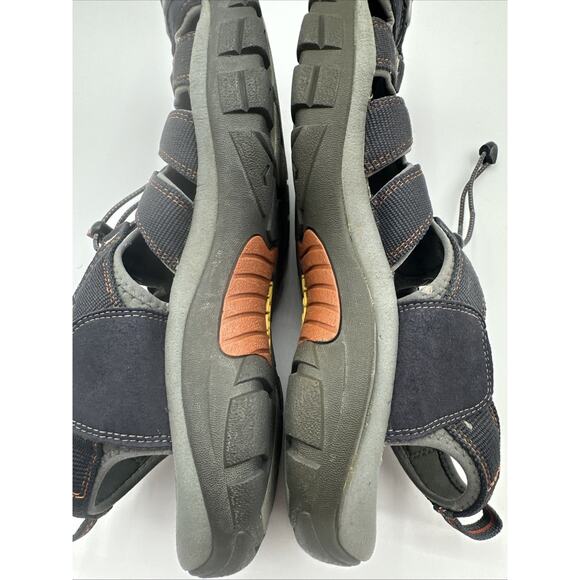 Keen Men’s Newport H2 Hiking Sandals Size 14 Waterproof Outdoor Gray Orange - Picture 11 of 13